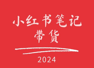 2024小红书笔记带货系统课程